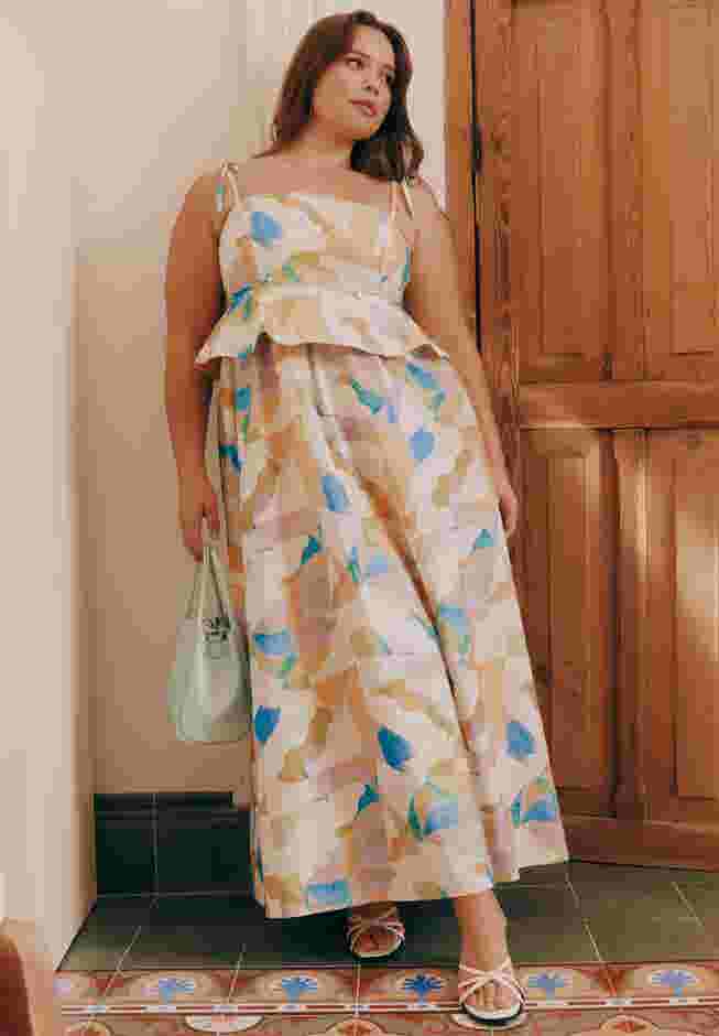  Empire Waist Poplin Maxi Dress  image number 0