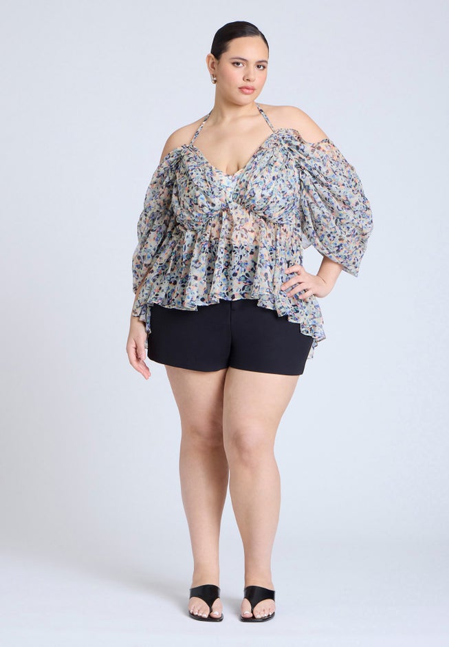 Dramatic Off The Shoulder Top image number 3