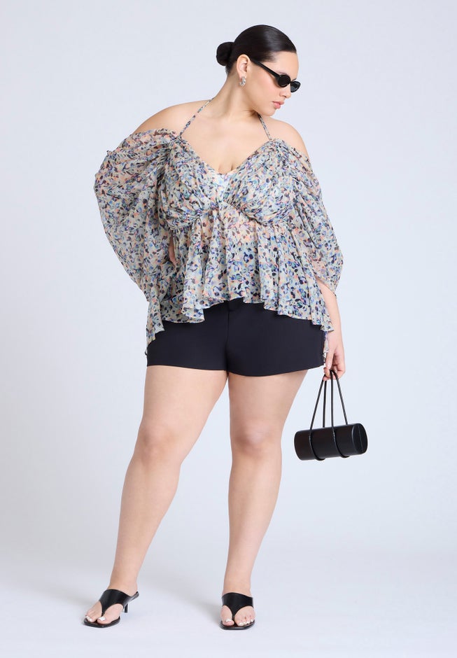 Dramatic Off The Shoulder Top image number 4
