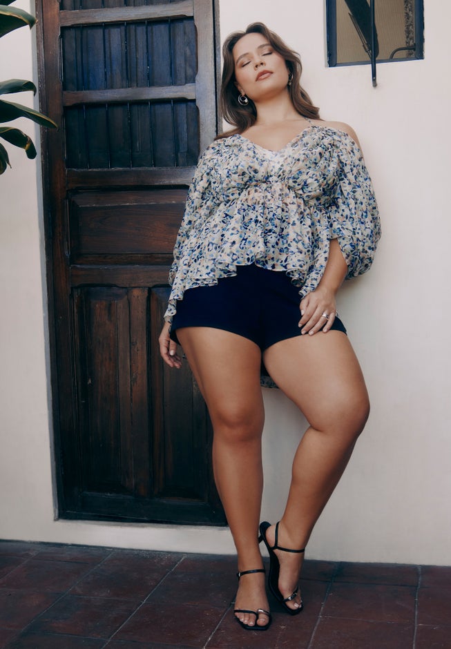 Dramatic Off The Shoulder Top image number 5