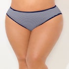 Metallic Lurex High Waist Bikini Bottom image number null