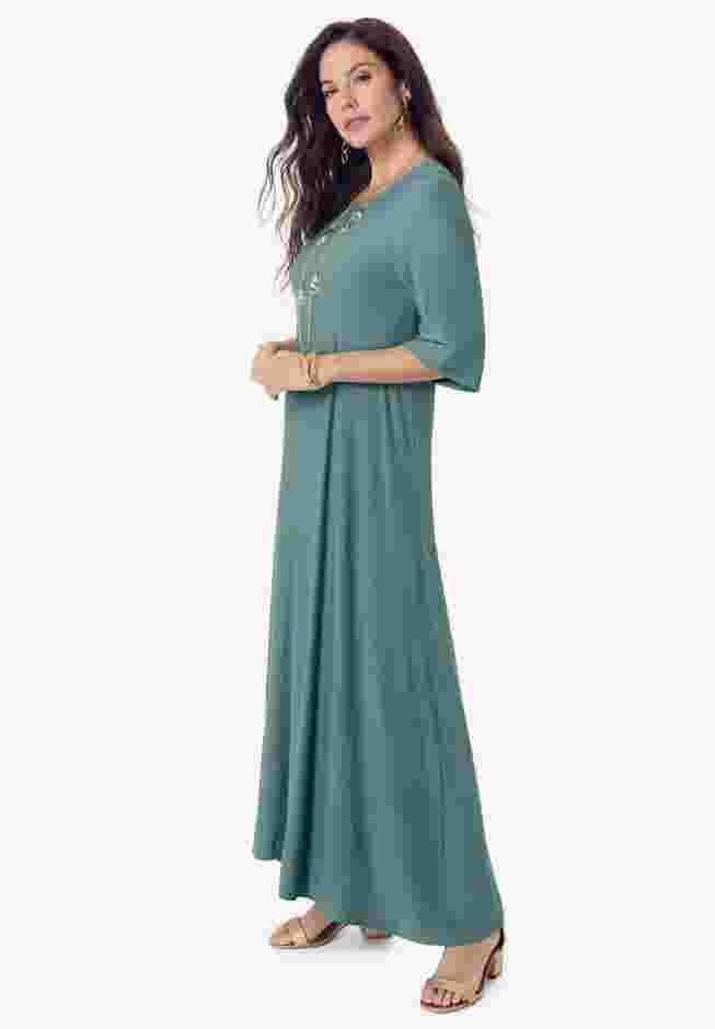 High Low Jersey Maxi Dress image number 2