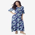 High Low Jersey Maxi Dress image number null