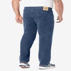 Straight-Fit Stretch 5-Pocket Jeans image number null