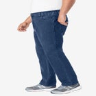 Straight-Fit Stretch 5-Pocket Jeans image number null