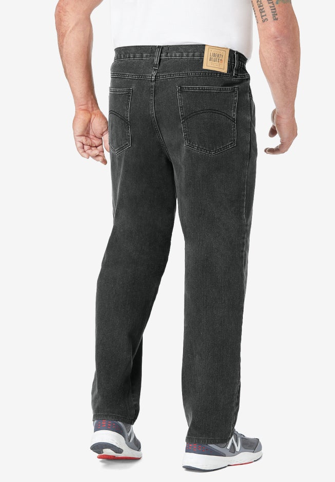 Straight-Fit Stretch 5-Pocket Jeans image number 1