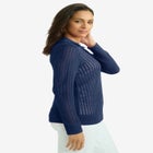 Pullover Crochet Polo image number null