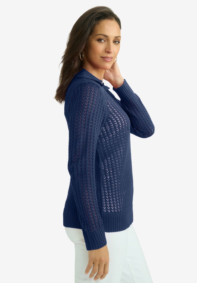 Pullover Crochet Polo image number 2