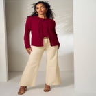 Crochet Trim Cardigan image number 0