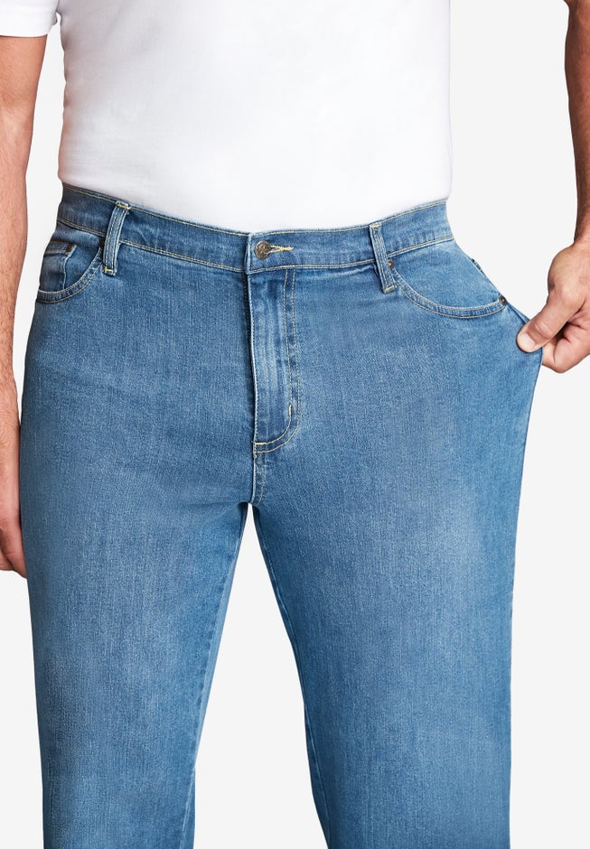 Relaxed-Fit Stretch 5-Pocket Jeans image number 4