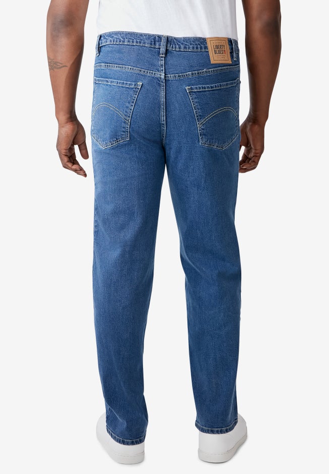 Relaxed-Fit Stretch 5-Pocket Jeans image number 1