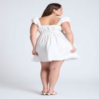 Poplin Flare Mini Dress image number null