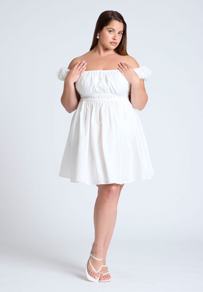 Poplin Flare Mini Dress image number 2