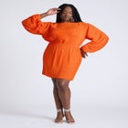  Plisse Mini Dress  image number null