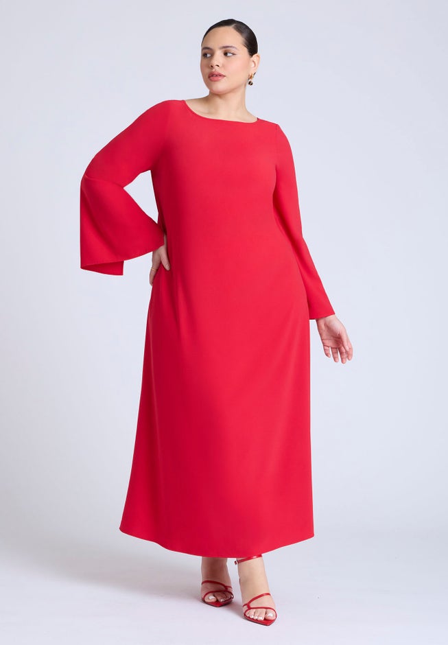 Back Drape Maxi Dress image number 0