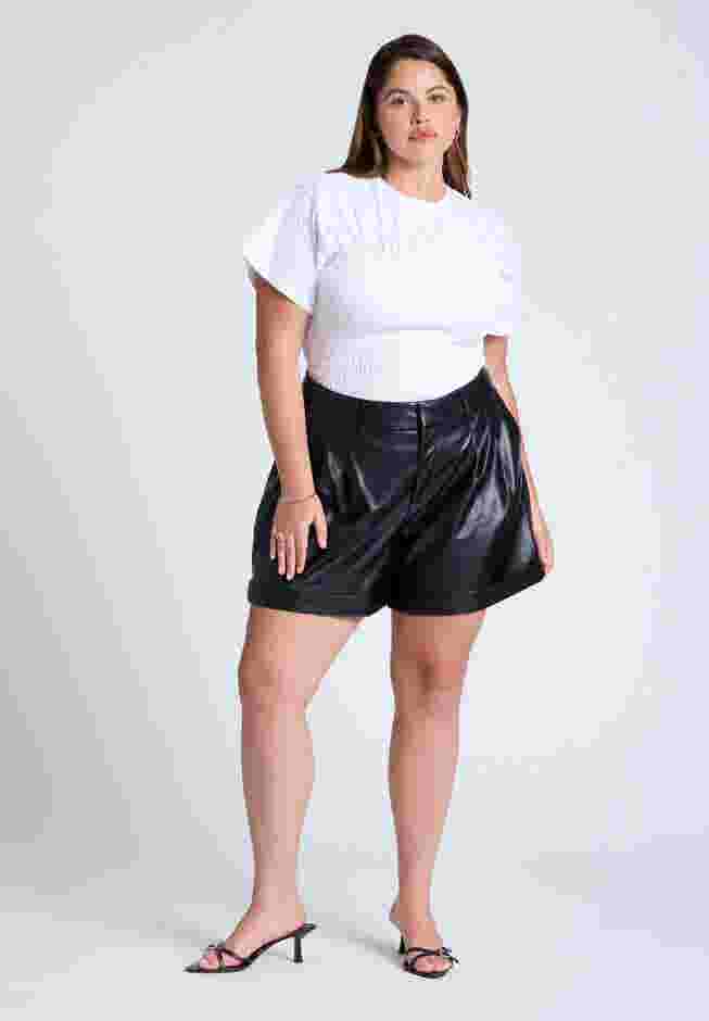 Short Sleeve Smocked Tee image number 2