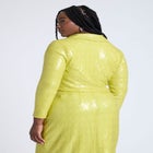  Sequin Wrap Collared Top  image number null