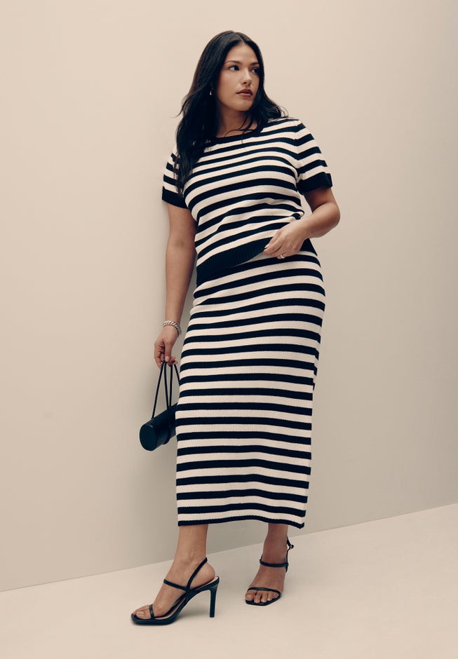Midi Sweater Skirt image number null
