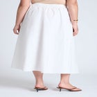 Midi Poplin Skirt image number null