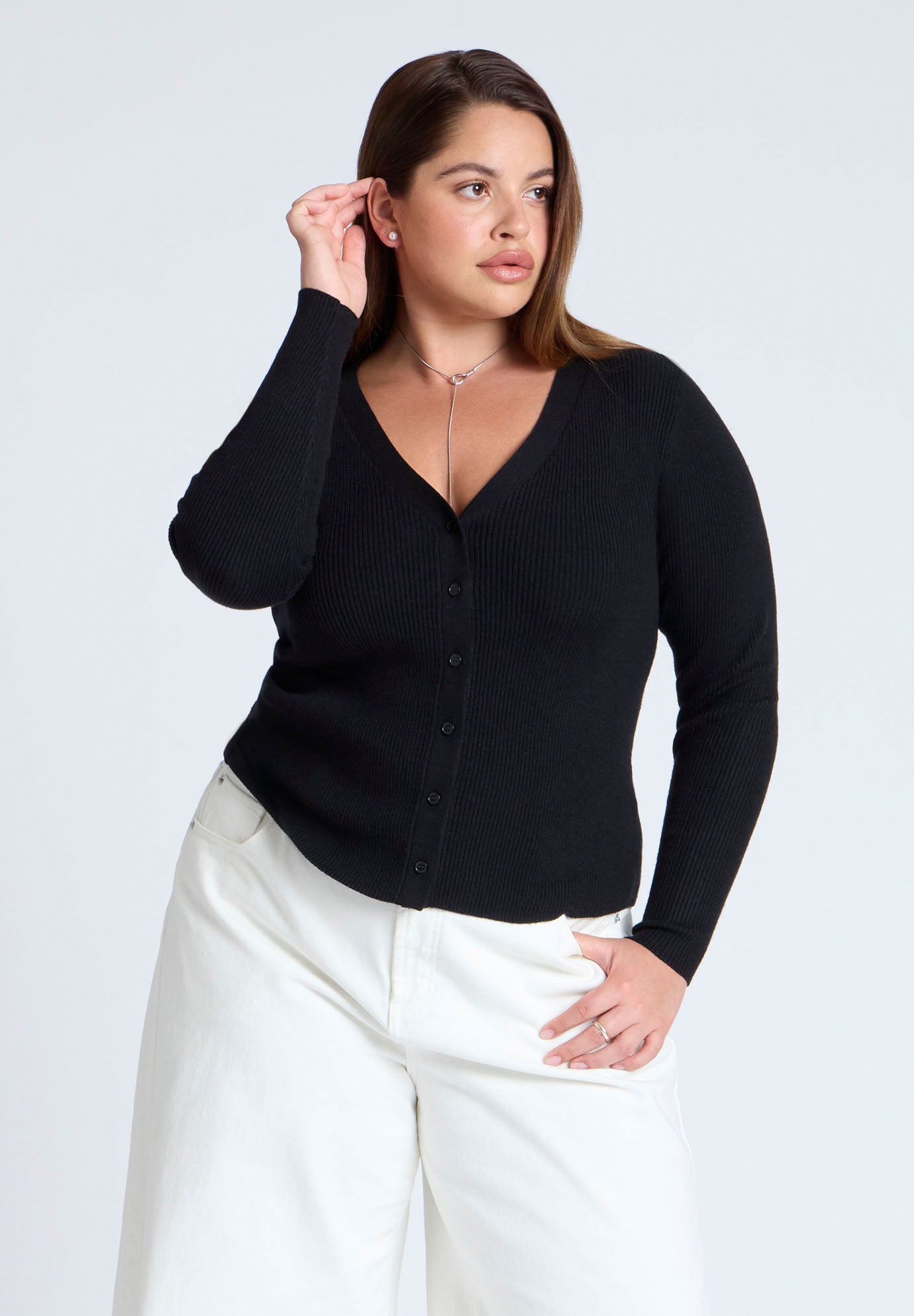 Fitted Cardigan image number 0