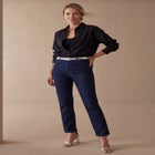 True Fit Stretch Denim Straight Leg Jean image number 0