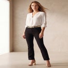 True Fit Stretch Denim Straight Leg Jean image number null