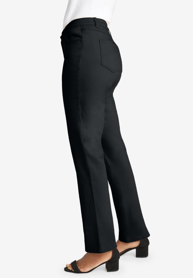 True Fit Stretch Denim Straight Leg Jean image number 2