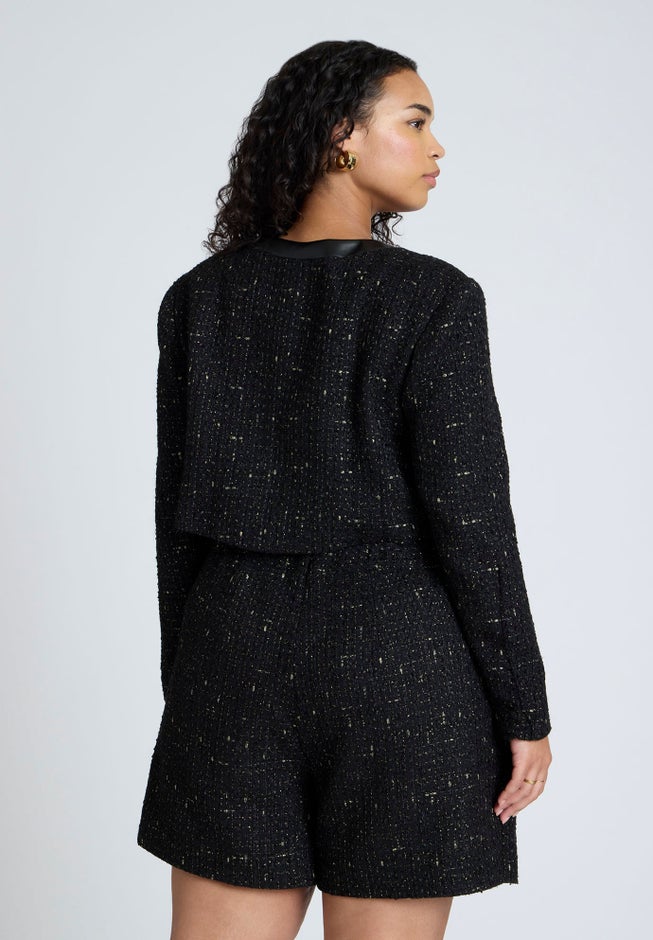 Cropped Tweed Jacket image number 1