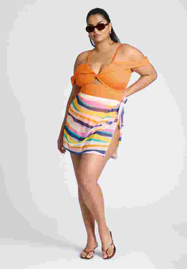 Mesh Mini Skirt Cover-Up image number 4