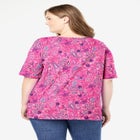 Printed Perfect Square-Neck Tee image number null