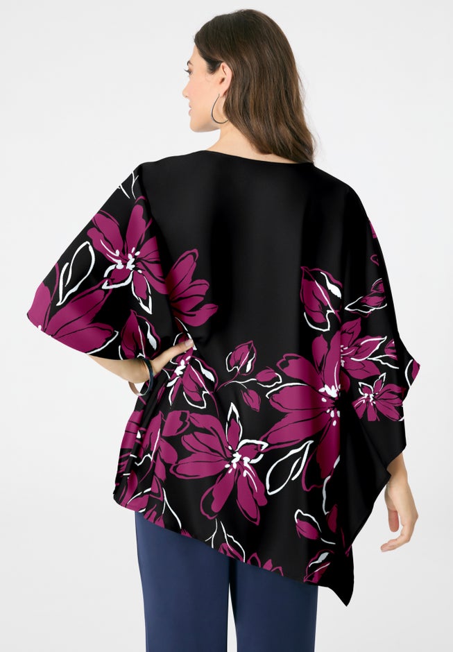 Georgette Poncho image number 1