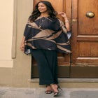 Georgette Poncho image number null