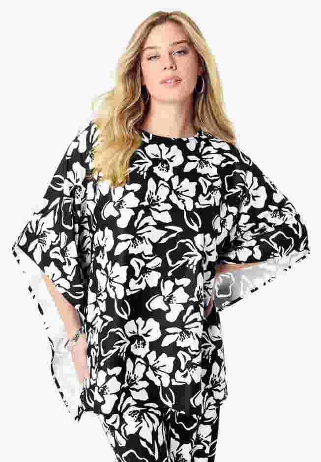 Georgette Poncho image number 0