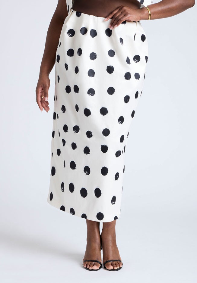  Printed Column Skirt  image number 1