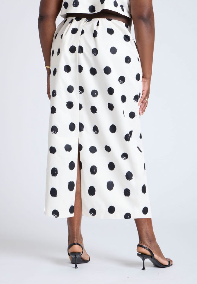 Printed Column Skirt image number null