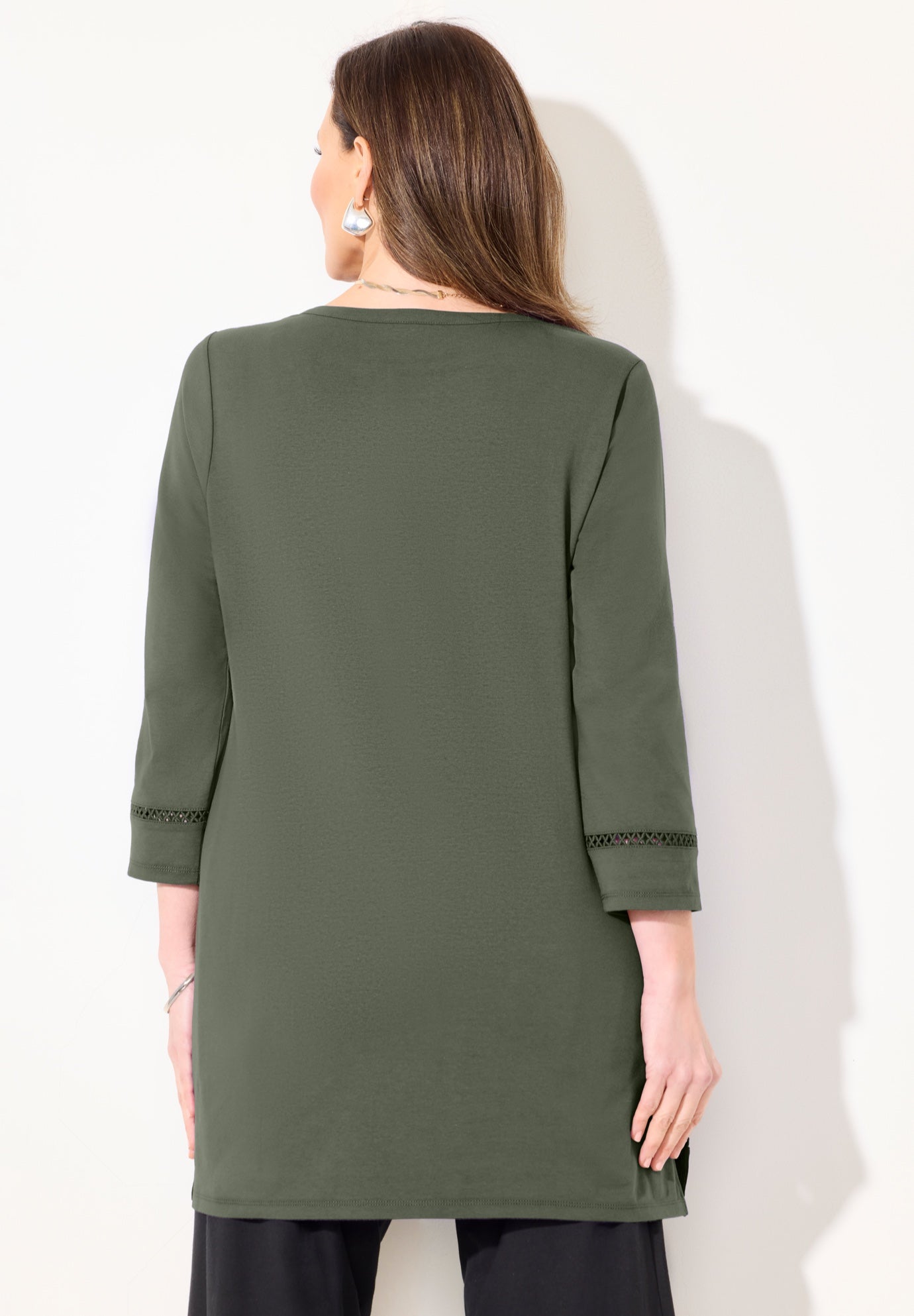 Suprema® Studio Lattice Trim Tunic image number 1