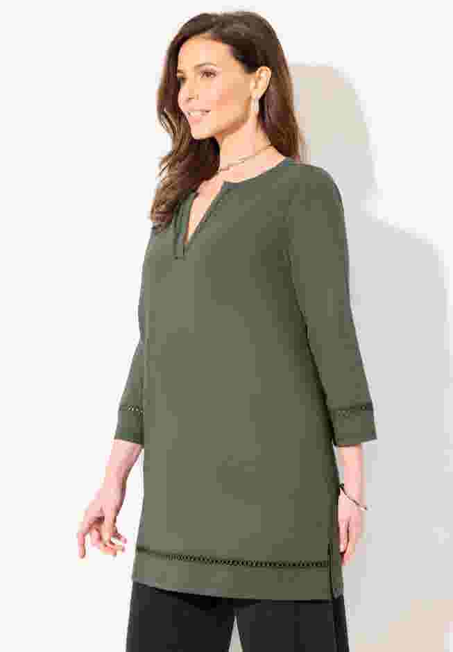 Suprema® Studio Lattice Trim Tunic image number 2
