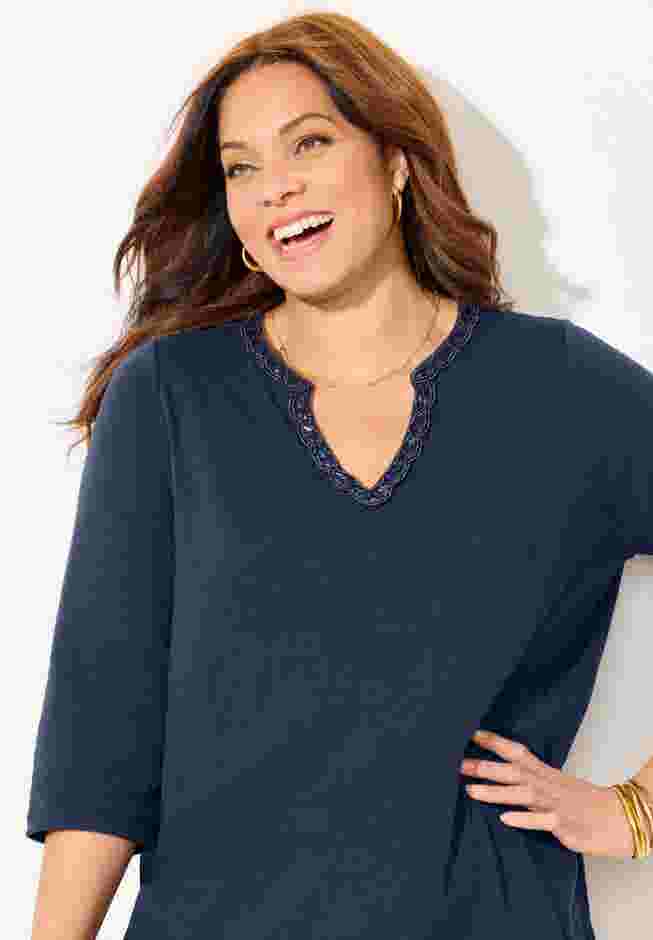 Beaded Embellished Tunic image number 3