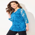 Jacquard Burnout Top image number null