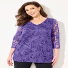 Jacquard Burnout Top image number null