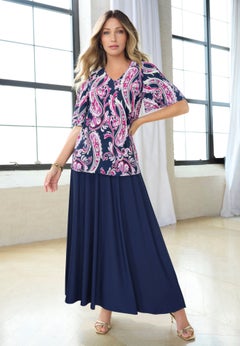 Flutter Sleeve Ultrasmooth&reg; Fabric Tee