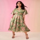 Striped Lurex Maxi Dress image number null