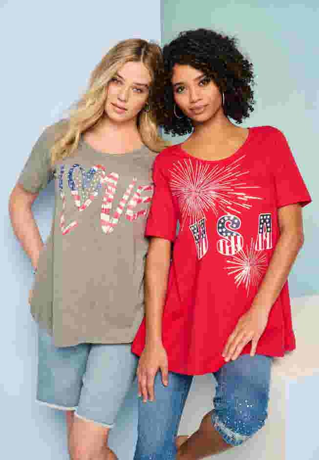American Graphic Swing Tee image number 1