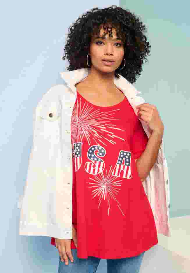 American Graphic Swing Tee image number 2