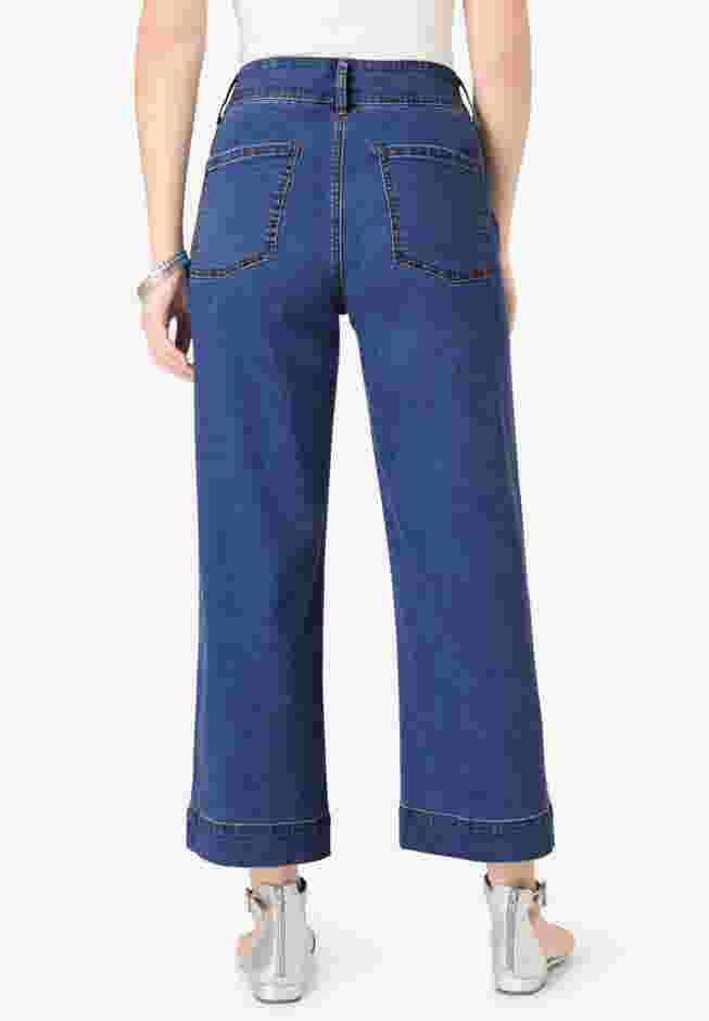 Wide Leg Crop Jean image number 1