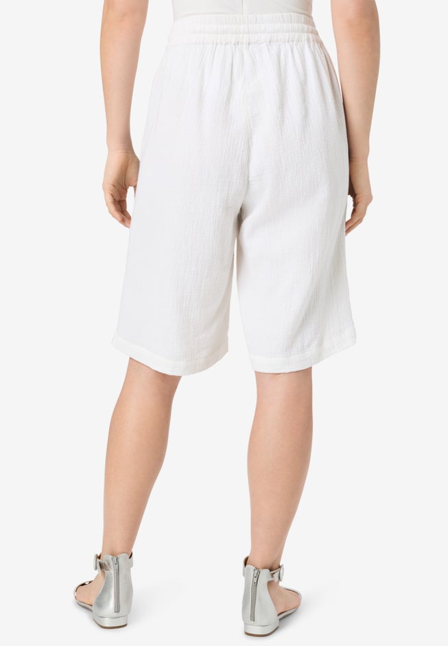 Cotton Bermuda Shorts image number null