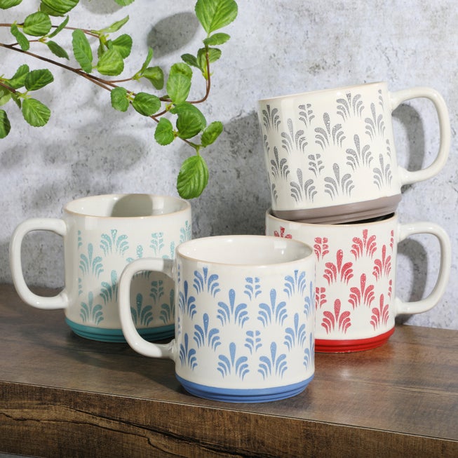Palmridge 15 oz. Stackable Mugs, Set of 4 image number 0