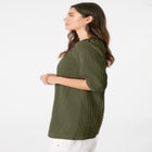 Lace Trim Popover Blouse image number null