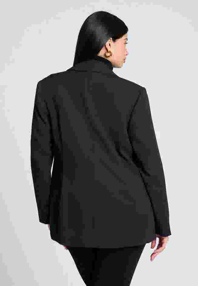 The Fluid Crepe Longline Blazer image number 1