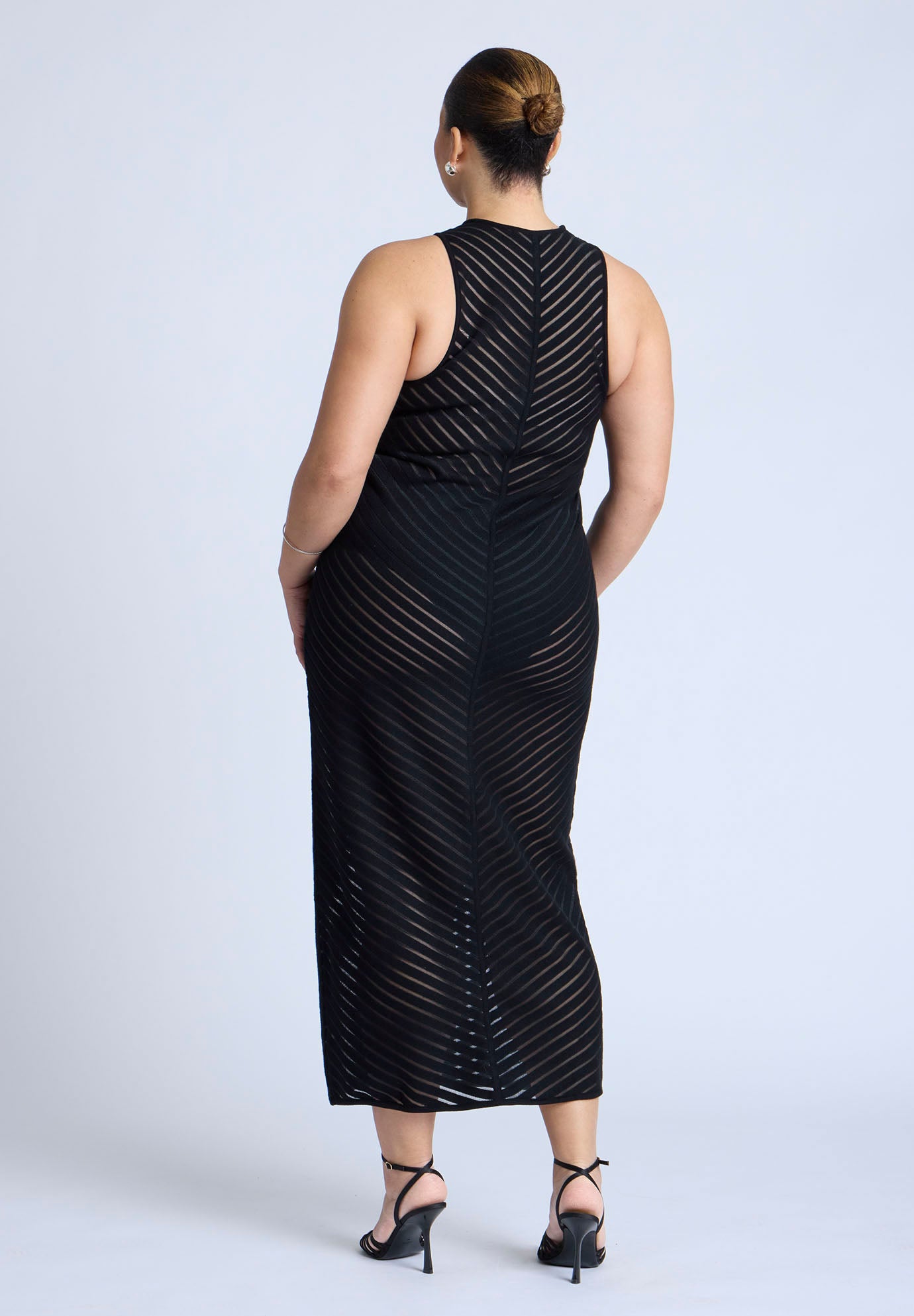 Cheveron Midi Dress image number 1